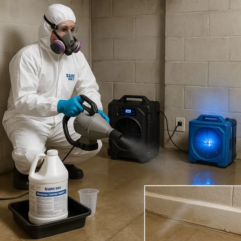 Sanitization and Odor Removal process in Monroe, NY