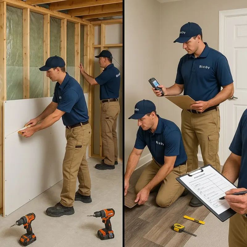 Repairs and Reconstruction process in Monroe, NY
